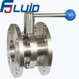 衛(wèi)生級不銹鋼法蘭蝶閥Sanitary Stainless Steel Flanged Butterfly Valve