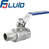 Two-pieces Male Ball Valve