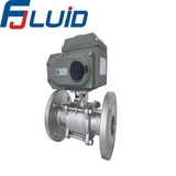 Electric 3 pieces Flanged Ball Valve