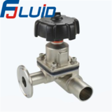 衛(wèi)生級不銹鋼三通隔膜閥Sanitary Stainless Steel Three-way Diaphragm Valve